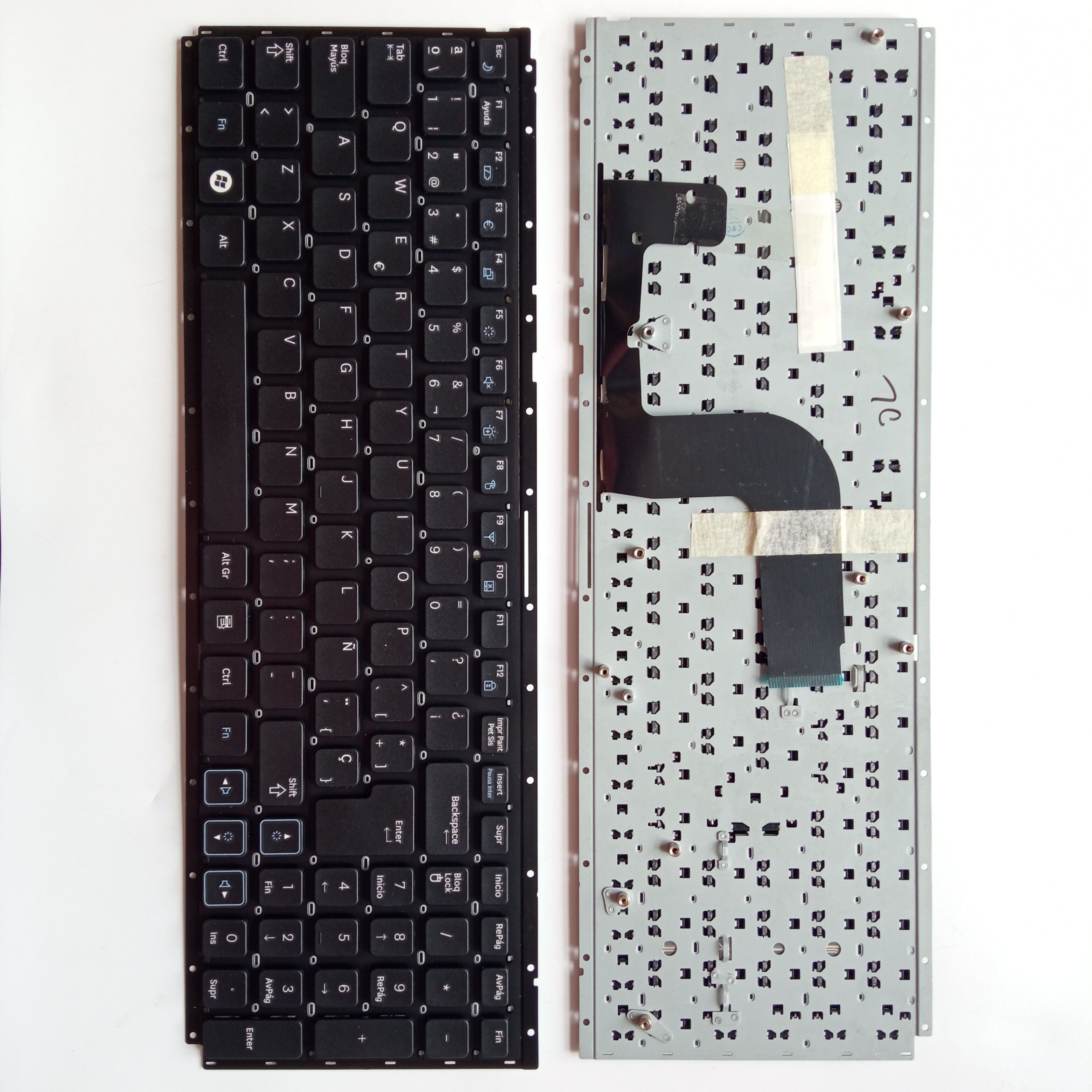 Picture of New Replacement Laptop Keyboard For SAMSUNG RC511 BLACK SP Layout